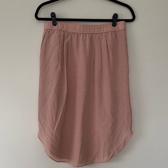 Madewell 100% Silk Island Button-Front Skirt - Picture 5 of 7